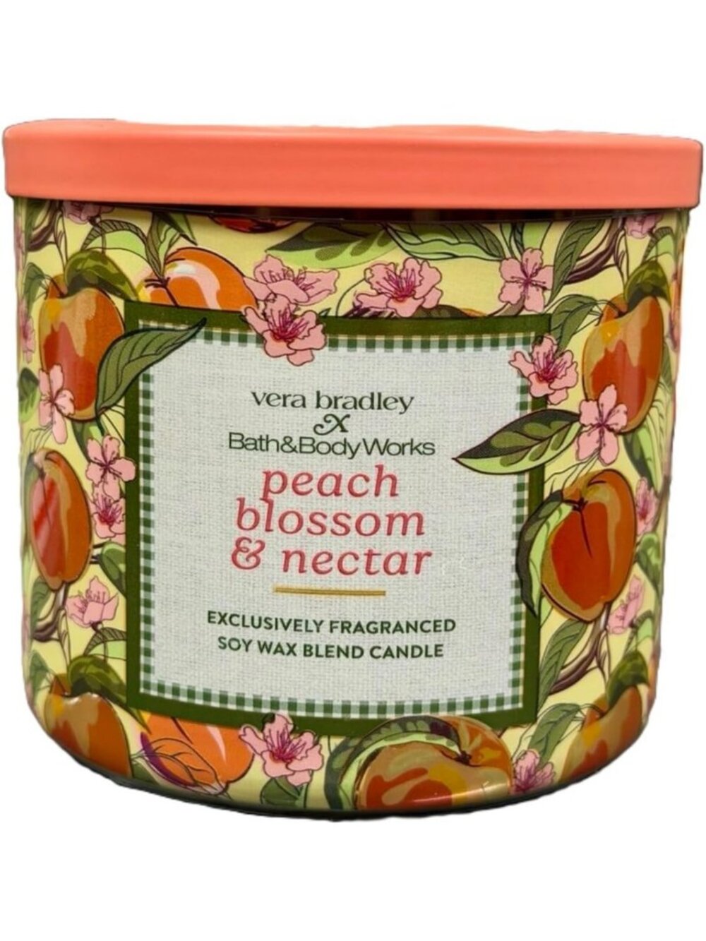 Spring Favorites 3-Wick Candle - Peach Blossom & Nectar Scented Home Fragrance